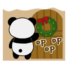 Panda & Turtle 3 (Merry Christmas)