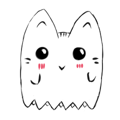 cute ghostcat