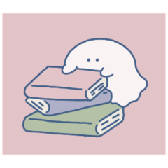 NanaseOGAKI_studying little ghost-pink