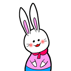 Rabbit cyan