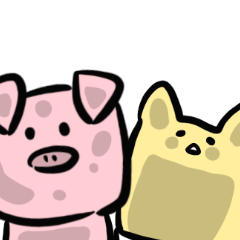 呸呸豬跟布丁貓