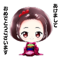 Daily conversation of kimono girls