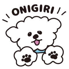 bichon frize onigiri