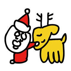 santa claus and reindeer2022-1