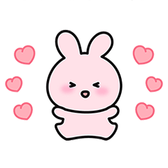 Lovely Pink Rabbit Pingto