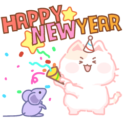 Floofer cat yoyoyo Christmas & New Year