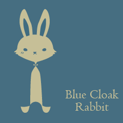 穿藍衣的兔子