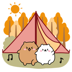 Camping with Omi