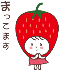 Daily sticker of cute fruits