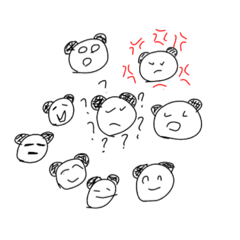 どうぶつたちの絵