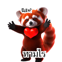 Red Panda Thai Korean TH KR 6tW