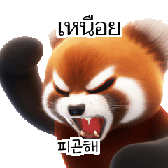 Red Panda Thai Korean TH KR 0cd
