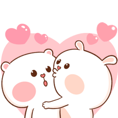 Puffy Bear & Rabbit:Love Love 2