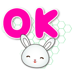 Q little white rabbit-colleagues-friends – LINE stickers | LINE STORE