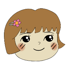 facial expression stickers(girl)