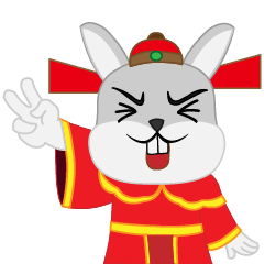 Chinese Year of the Rabbit sticker
