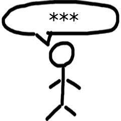 Sticker that seem to be used by stickman