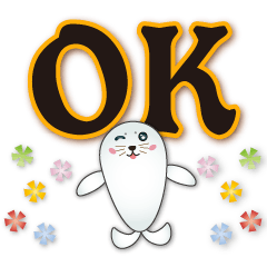 Cute seal-Practical greeting
