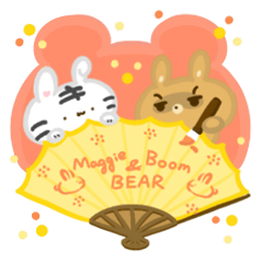 Maggie&Boom Bear- Happy Rabbit Year