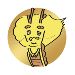 Yellow dragon Sticker vol1