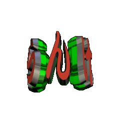 3D animation TEXTsirankedo2