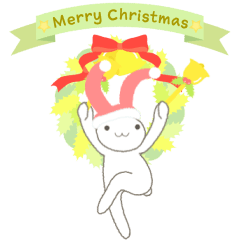 Feeling of rabbit - Happy Christmas -