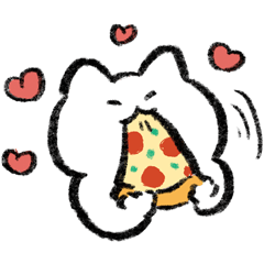 Cat Loves Pizza