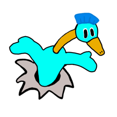 มิกซ์นกตัวสีฟ้า