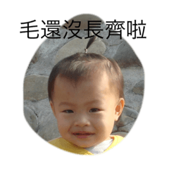毛還沒長齊啦
