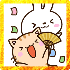 Chibi Tora and Rabbit