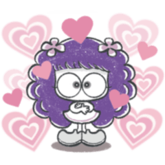 オタク女子♡紫色