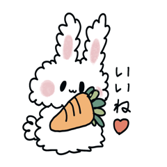 cute and colorful rabbit