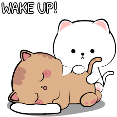 White Cat 6 : Animated Stickers