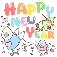 The little bird wishes for the new year