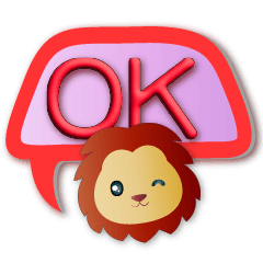 Cute Lion-Everyday Practical Dialog Box