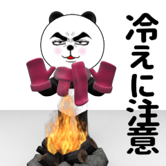 Panda with eyesight (winter)