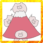 Pig-san loves you in winter