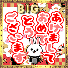 Big Stickers - rabbit - winter 2022-23