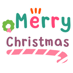 Merry Christmas Celebration Pastel Chat