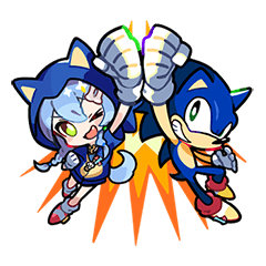 SoniKoro collaboration sticker