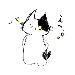 小学生が作った三毛猫スタンプ！！