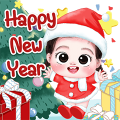 Sook Jai Happy new year Big stickers(TW)