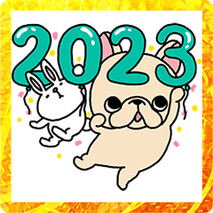 Frebull-chan's New Year Sticker 2023