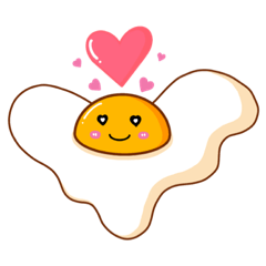 fluffy white egg