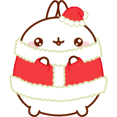 Molang Christmas Stickers