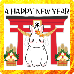 New Year Rabbit sticker 2023