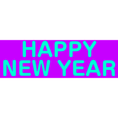 HAPPY NEW YEAR  stickers 2