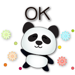 Cute Panda-Practical Stickers