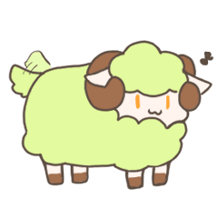 Green sheep 1
