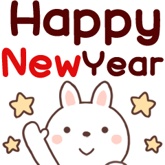cute rabbit New Year
